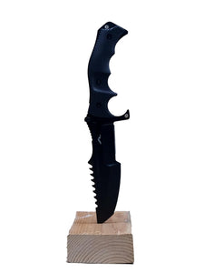 MIDNIGHT BLACK HUNTSMAN KNIFE - ELITE OP KNIVES