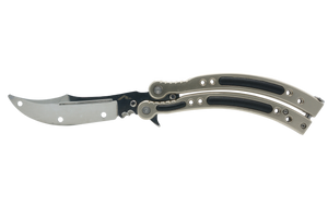 CHROME BUTTERFLY TRAINER - ELITE OP KNIVES