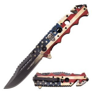 Tactical American Flag Pocket Knife - ELITE OP KNIVES