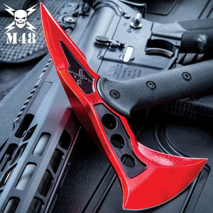 M48 Red Tactical Tomahawk - ELITE OP KNIVES