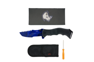 BLUE HUNTSMAN POCKET KNIFE - ELITE OP KNIVES