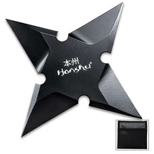 Honshu Sleek Black Throwing Star - Large (SINGLE PIECE) - ELITE OP KNIVES