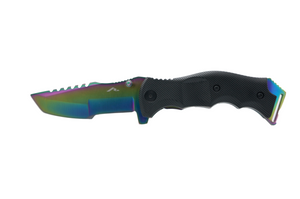 RAINBOW HUNTSMAN POCKET KNIFE - ELITE OP KNIVES