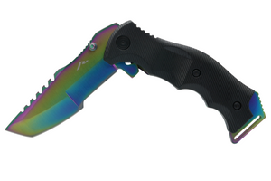 RAINBOW HUNTSMAN POCKET KNIFE - ELITE OP KNIVES