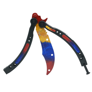 Marble Fade BUTTERFLY TRAINER - ELITE OP KNIVES