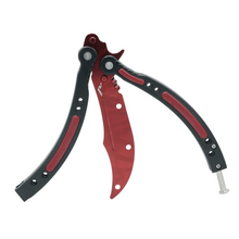 SLAUGHTER RED BUTTERFLY TRAINER - ELITE OP KNIVES