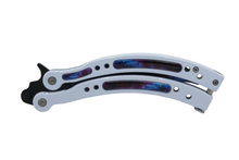 WHITE GALAXY BUTTERFLY TRAINER - ELITE OP KNIVES