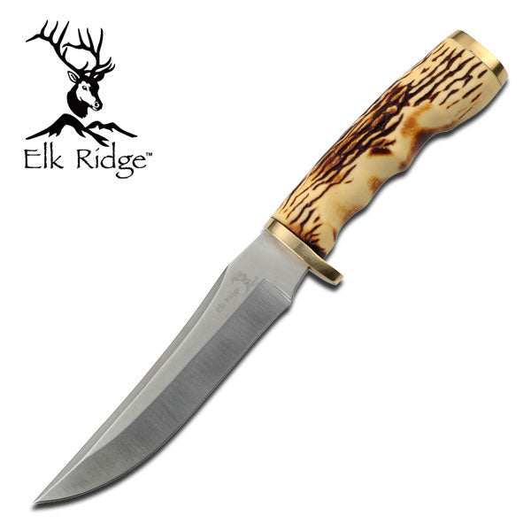 Elk Ridge Bone Handle Satin Blade Dagger - ELITE OP KNIVES