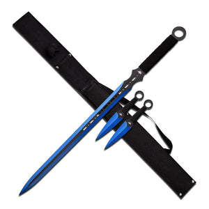 Fantasy Ninja Swords with Throwing Knives - ELITE OP KNIVES