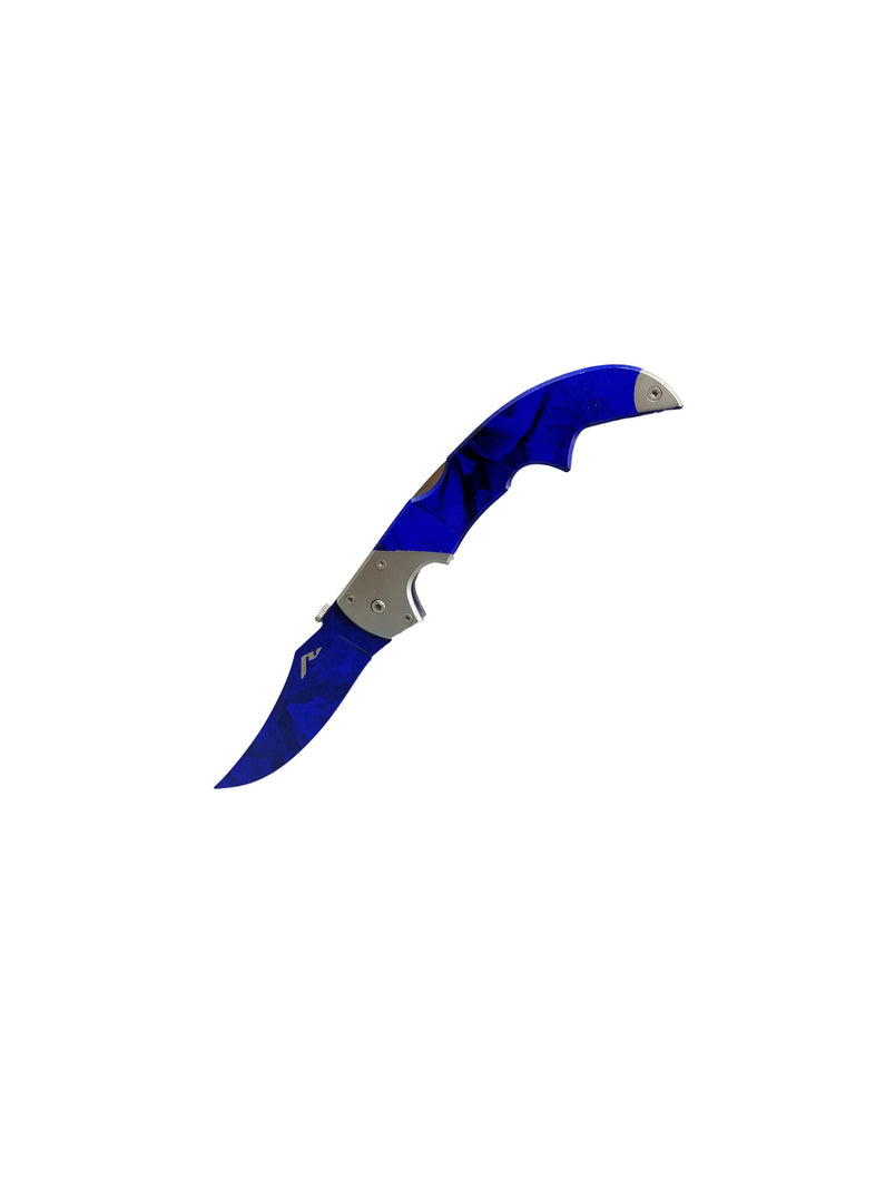 Blue Falchion Knife - ELITE OP KNIVES