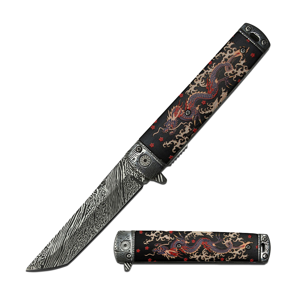 MASTERS COLLECTION DRAGON DAMASCUS - ELITE OP KNIVES