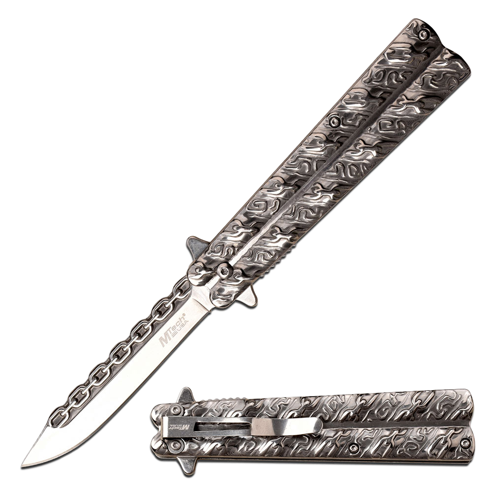 SPRING ASSISTED BUTTERFLY KNIFE - ELITE OP KNIVES