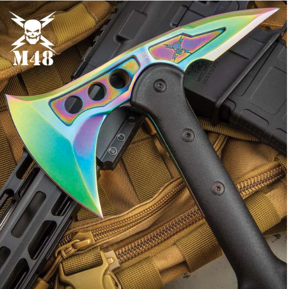 M48 Red Tactical Tomahawk - ELITE OP KNIVES