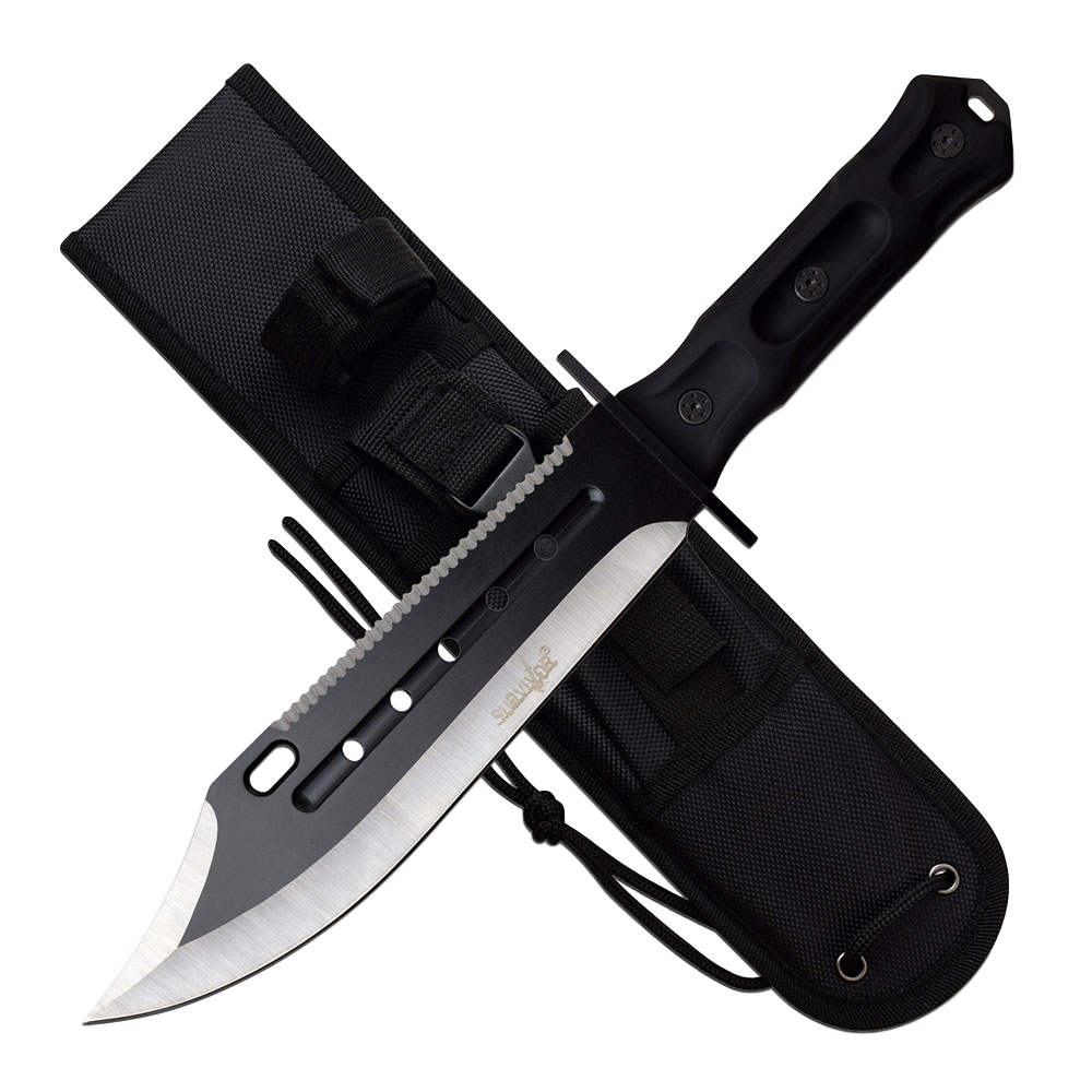 SURVIVOR FULL TANG FIXED BLADE KNIFE - ELITE OP KNIVES
