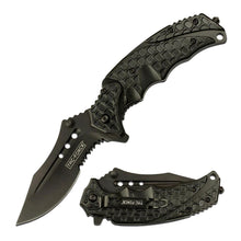 TACTICAL SPRING ASSISTED KNIFE WITH WINDOW BRREAKER 4.75" CLOSED - ELITE OP KNIVES